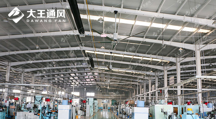 湖北某機(jī)械廠車間大吊扇