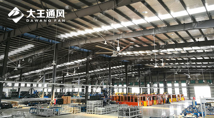 大型工業(yè)風(fēng)扇成為企業(yè)夏季車(chē)間降溫得力助手