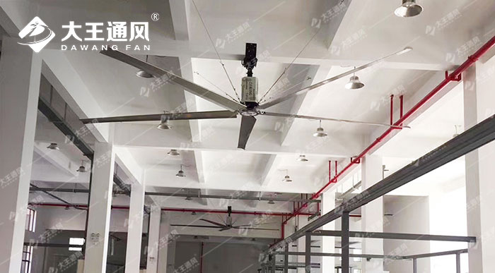 無(wú)錫大型機(jī)加工車(chē)間安裝工業(yè)風(fēng)扇