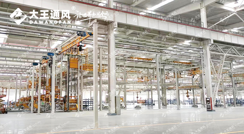 實(shí)力助陣，大王通風(fēng)為臨工重機(jī)通風(fēng)降溫保駕護(hù)航
